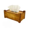 Boîte à mouchoirs en bois – Élégance et chic avec un style rustique en brun