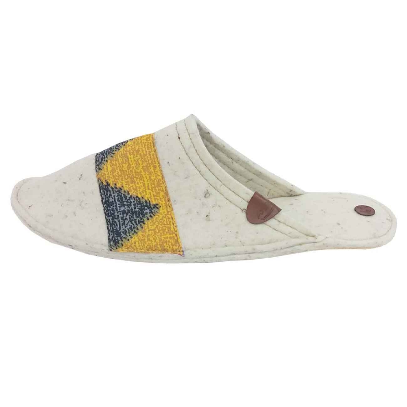 Chausson en laine fait main persan - Chaleur et confort pour les pieds avec design géométrique