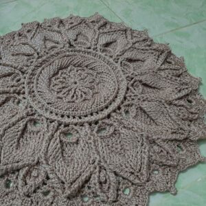 Tapis de sol persan fait main – Parfait pour intérieur minimaliste et bohème