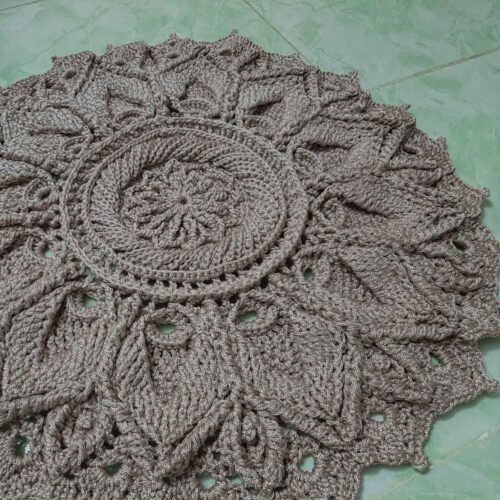 Tapis de sol persan fait main – Parfait pour intérieur minimaliste et bohème