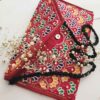 Pochette pour femmes en cuir persan faite main - Broderie Suzani avec style traditionnel
