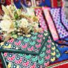 Pochette pour femmes en cuir persan faite main - Broderie Suzani avec style traditionnel