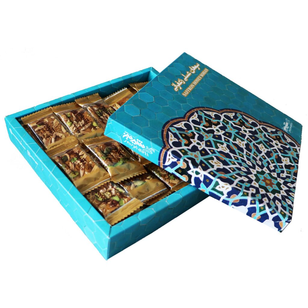 Sohan au miel et au safran Persan, en morceaux - Goût délicieux et agréable (400g)