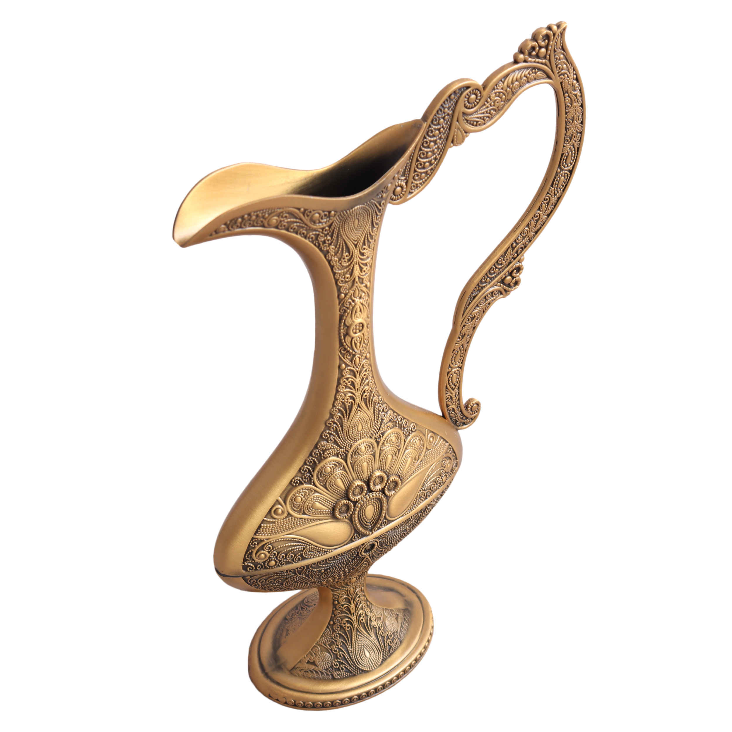 Flacon à eau de rose en métal persan – Héritage du parfum et de l’artisanat