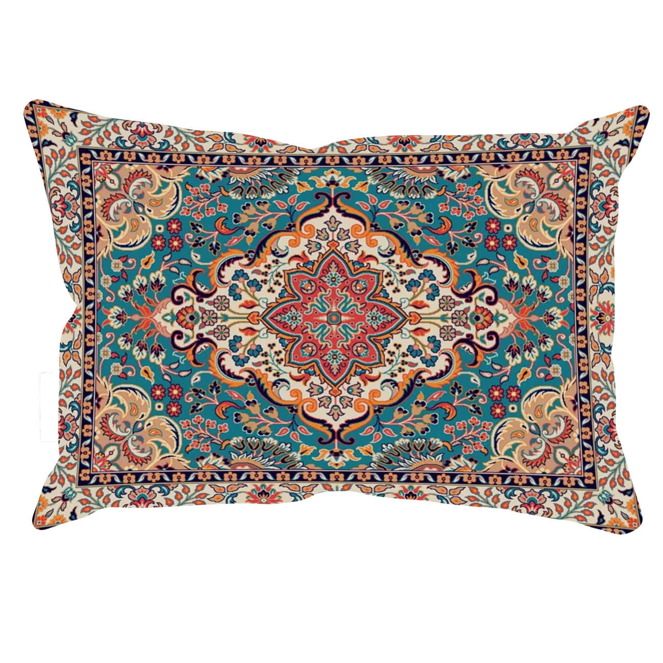 Taie d'oreiller persane avec design de tapis – Élégance culturelle (paquet de 2)