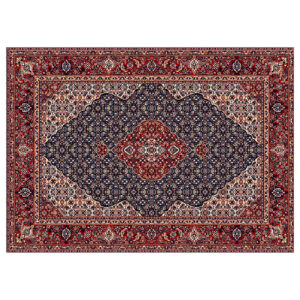 Taie d’oreiller persane avec design traditionnel de tapis et détails richement travaillés (paquet de 2)