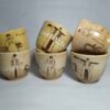 Tasse à Thé Persane Parfaite pour le Rituel du Thé avec Motif Ethnique (x6)