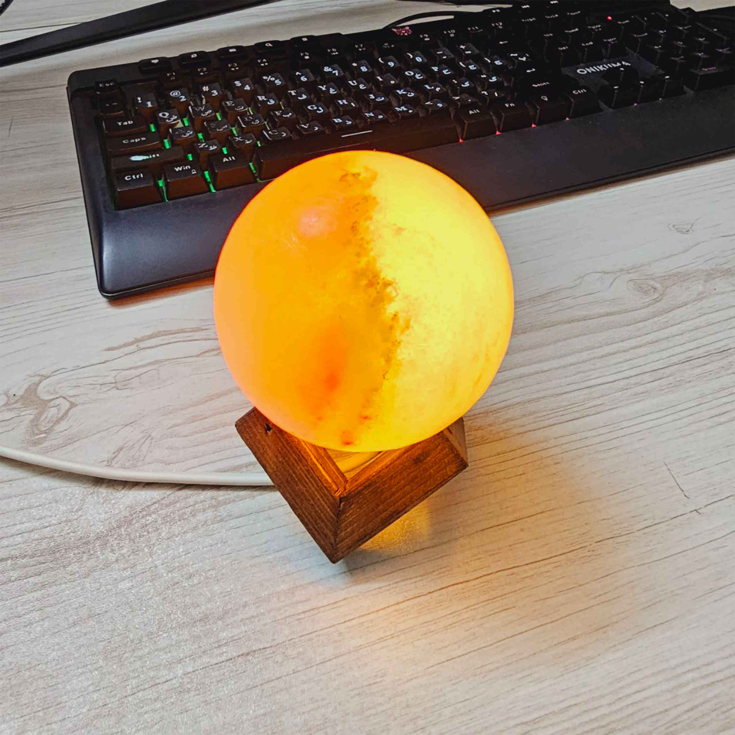 Lampe en sel persan pour bien-être naturel – cadeau idéal contre le stress et pour la déco