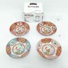 Assiette à thé persane - Porcelaine avec motif Fleur (Lot de 6)