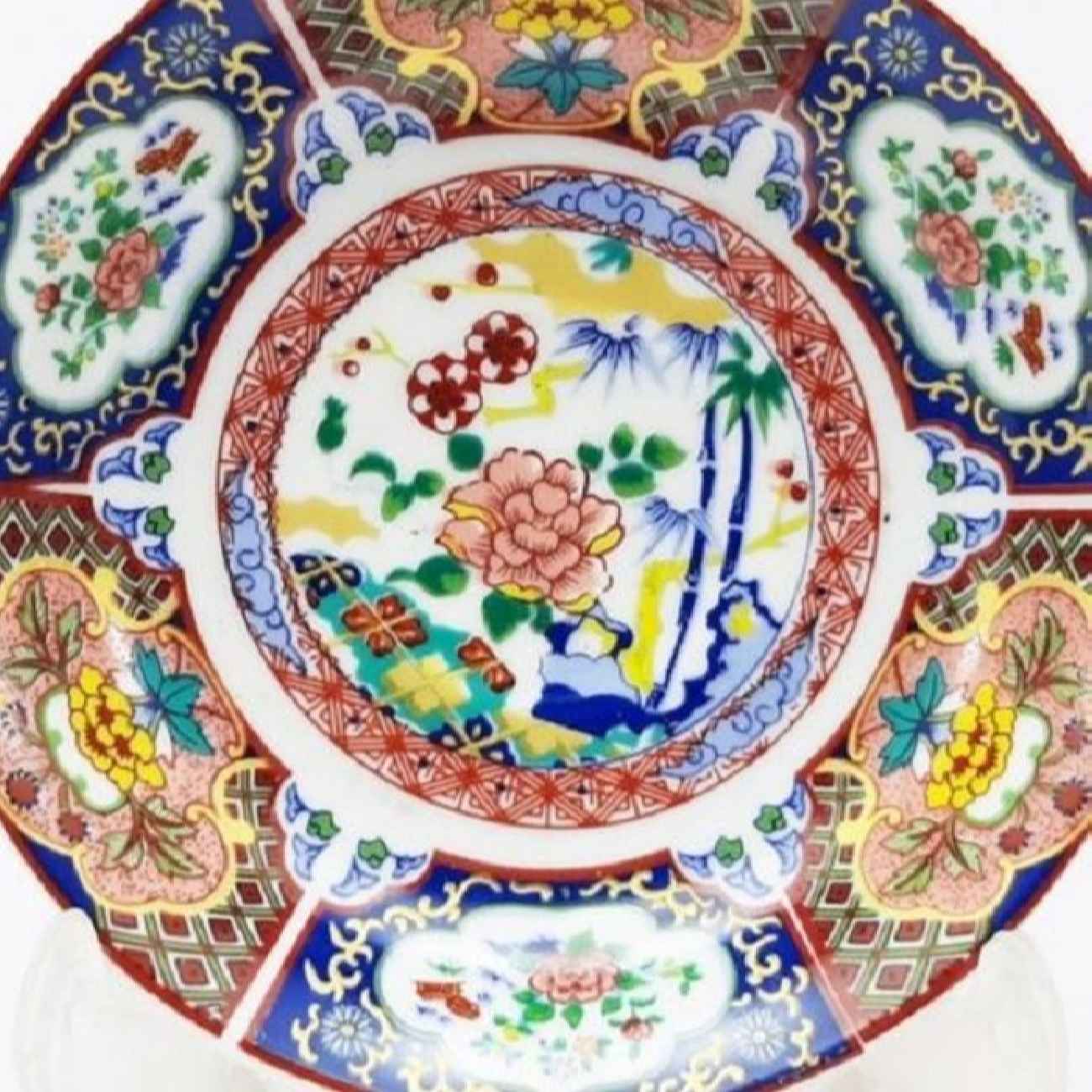 Assiette à thé persane – Porcelaine avec motif Fleur (Lot de 6)
