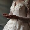 Robe de Mariée et de Mariage Perse – Style Arabe avec Encolure Cœur