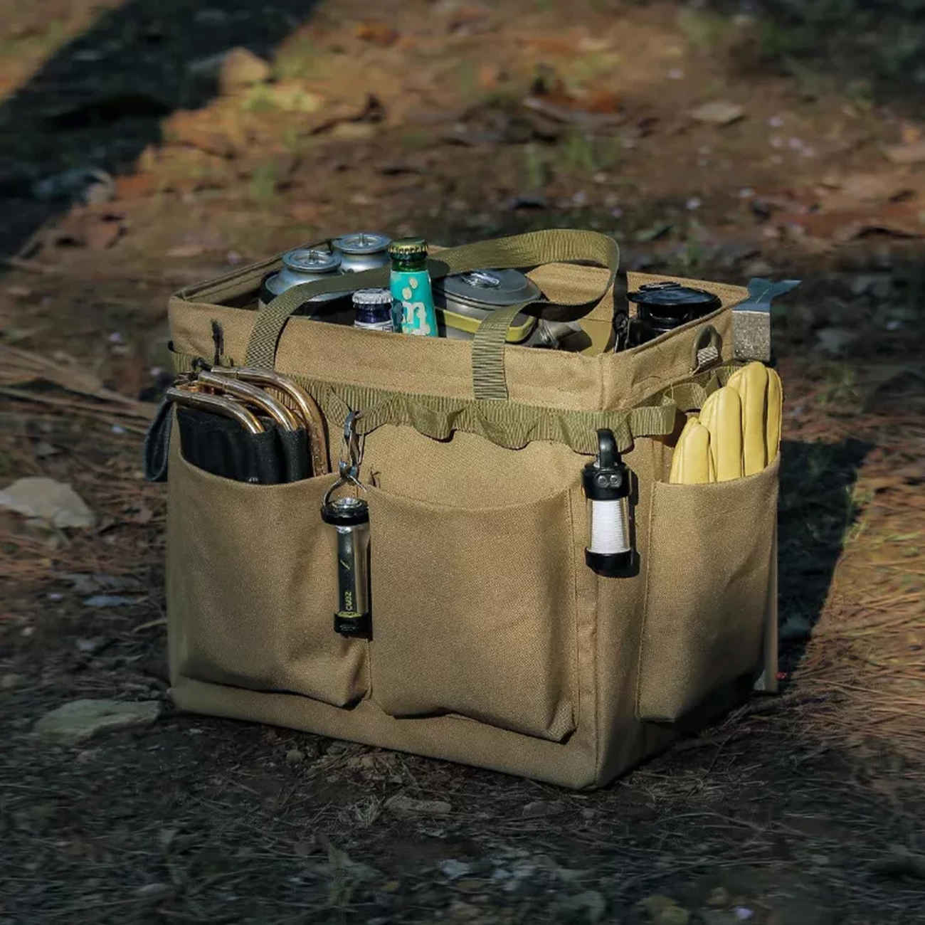 Sac de pique-nique – Parfait pour le camping avec bandoulière réglable et design élégant