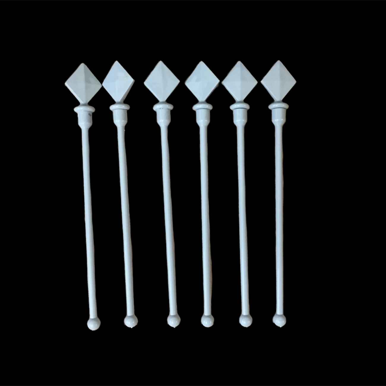 Cuillère à Bar en Plastique – Idéale pour Mélanger les Boissons Paquet de 6