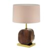 Lampe de table en bois rustique – éclairage inspiré du charme naturel