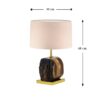 Lampe de table en bois rustique – éclairage inspiré du charme naturel