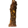 Lampe de table en bois rustique – tronc naturel pour la décoration