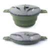 Casserole Pliante en Silicone pour Camping - Compacte et Confortable