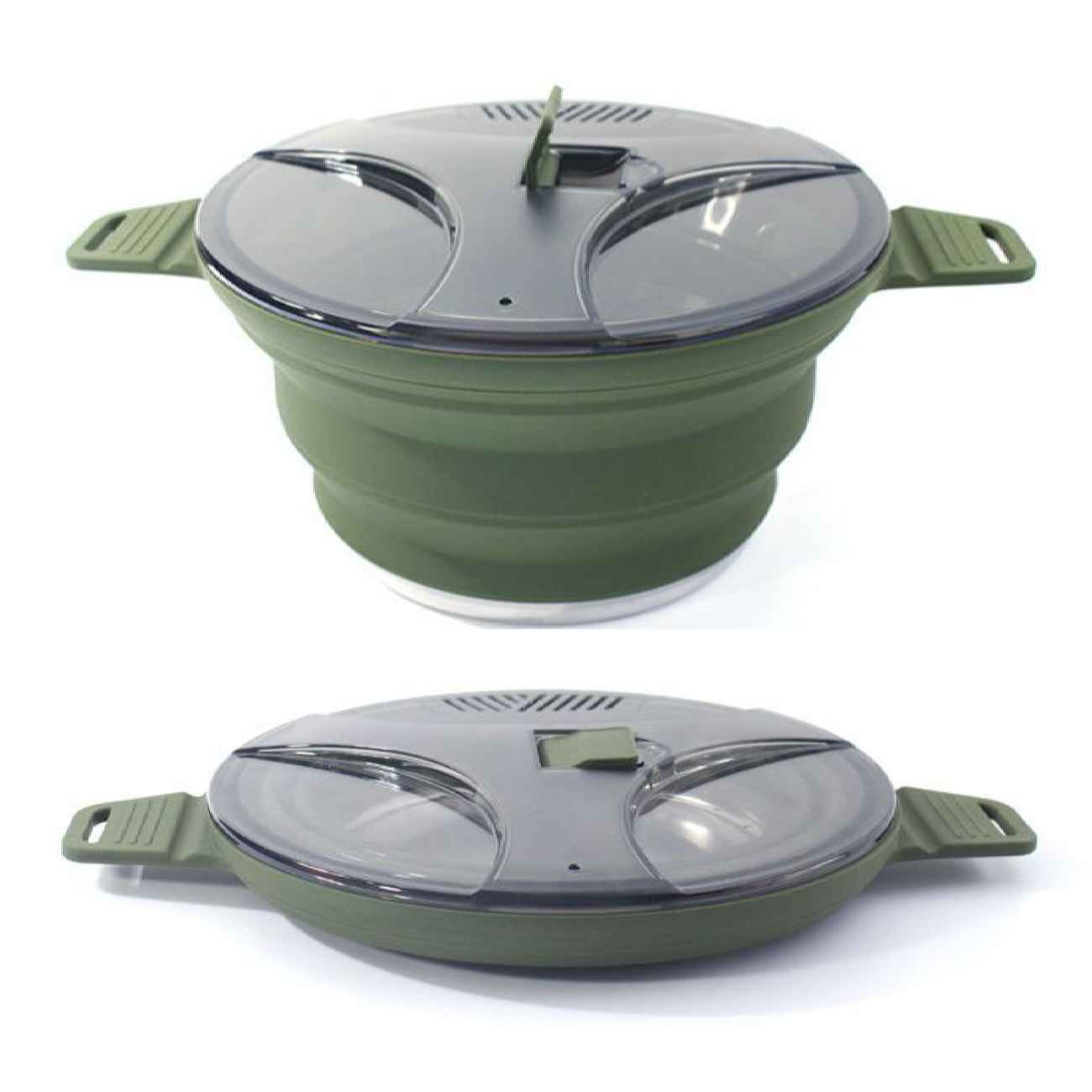 Casserole Pliante en Silicone pour Camping – Compacte et Confortable