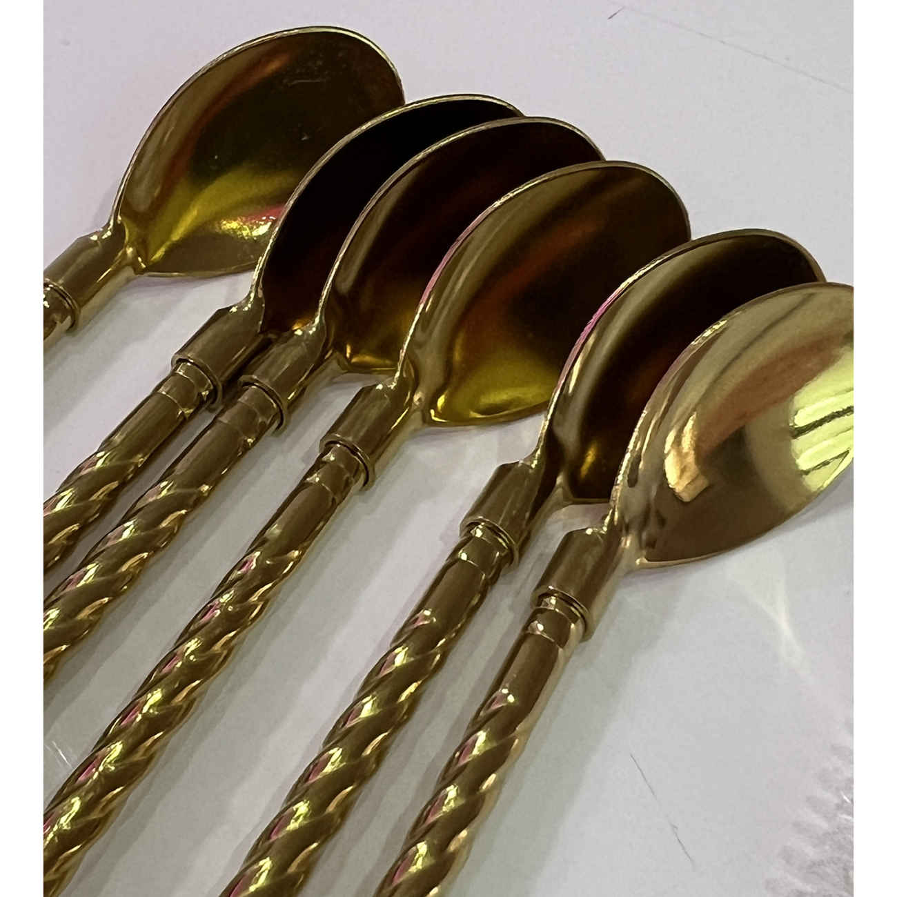 Cuillère à Bar en Acier Inoxydable – Idéale pour le Sirop Chic & Lux Paquet de 7