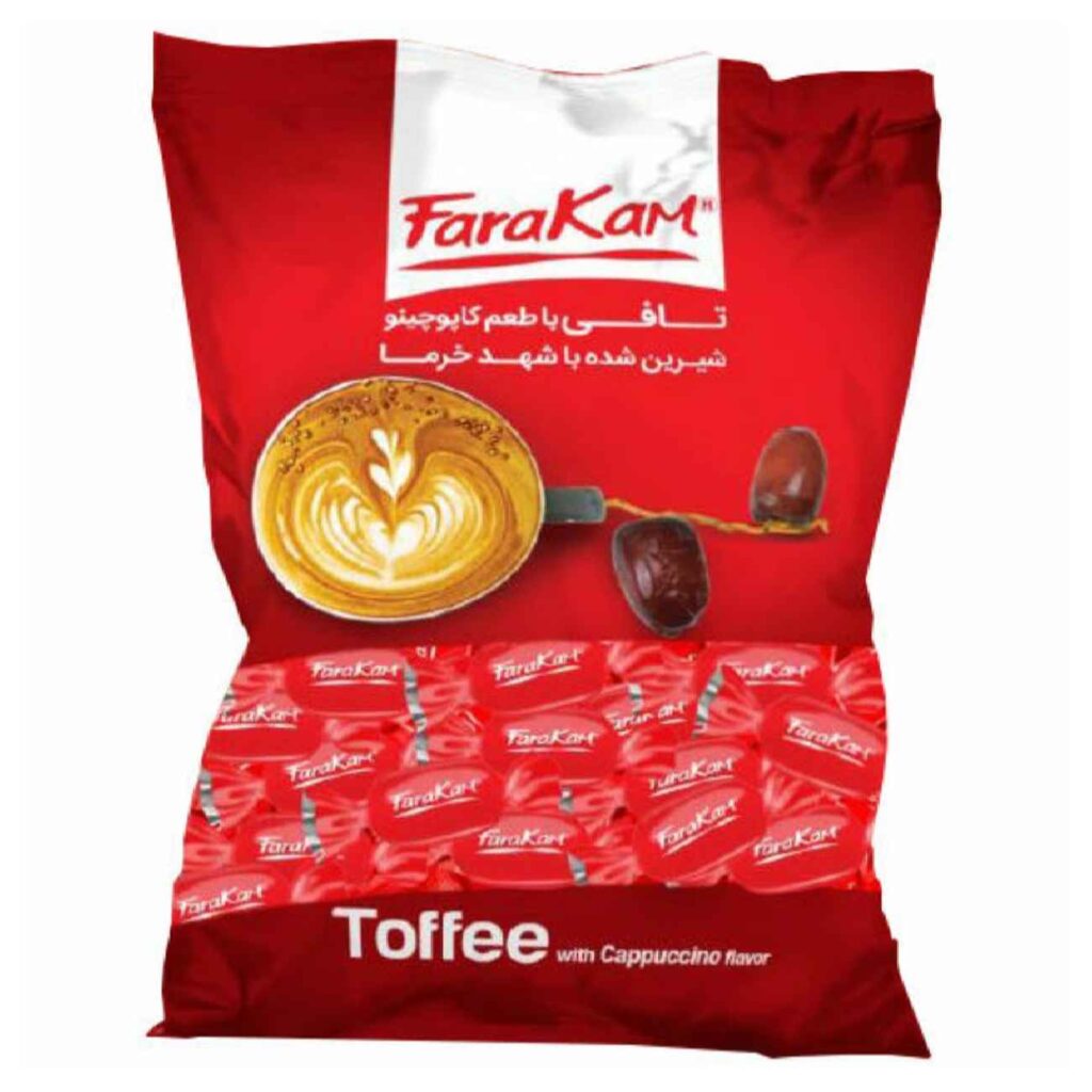 Toffee sans sucre au cappuccino avec sirop de dattes – 1000g