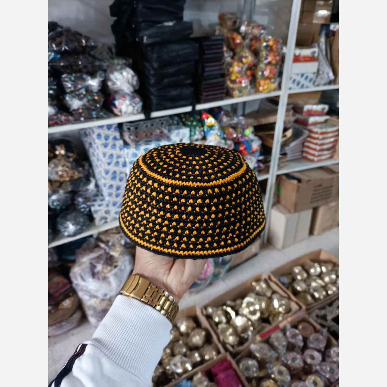 Chapeau Ethnique Kurde Traditionnel – Symbole Culturel Unique pour Garçon (Chapeau pour Enfants)