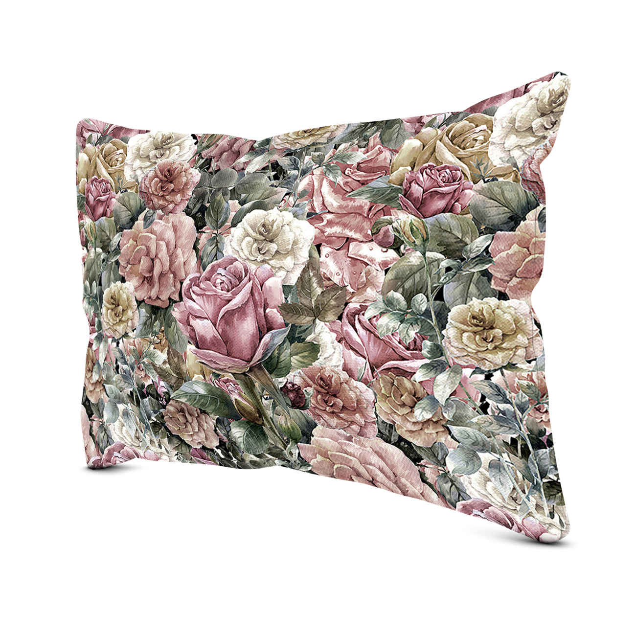 Taie d’oreiller florale vintage – Douce et élégante, coton double face