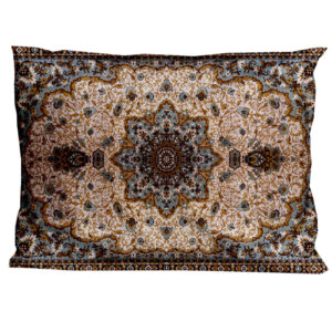 Taie d’oreiller persane style vintage avec détails ornementaux luxueux (paquet de 2)