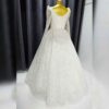 Robe de Mariée avec Jupe Zonyx Super Plissée et Manches Princesse – Coupe Exquise et Stylée