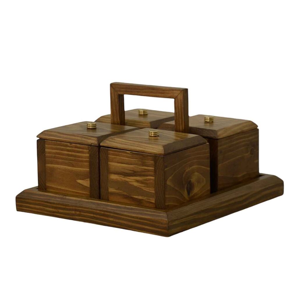 Coupelle à Bonbons en Bois – Parfait Mélange de Charme Rustique et d’Élégance Moderne