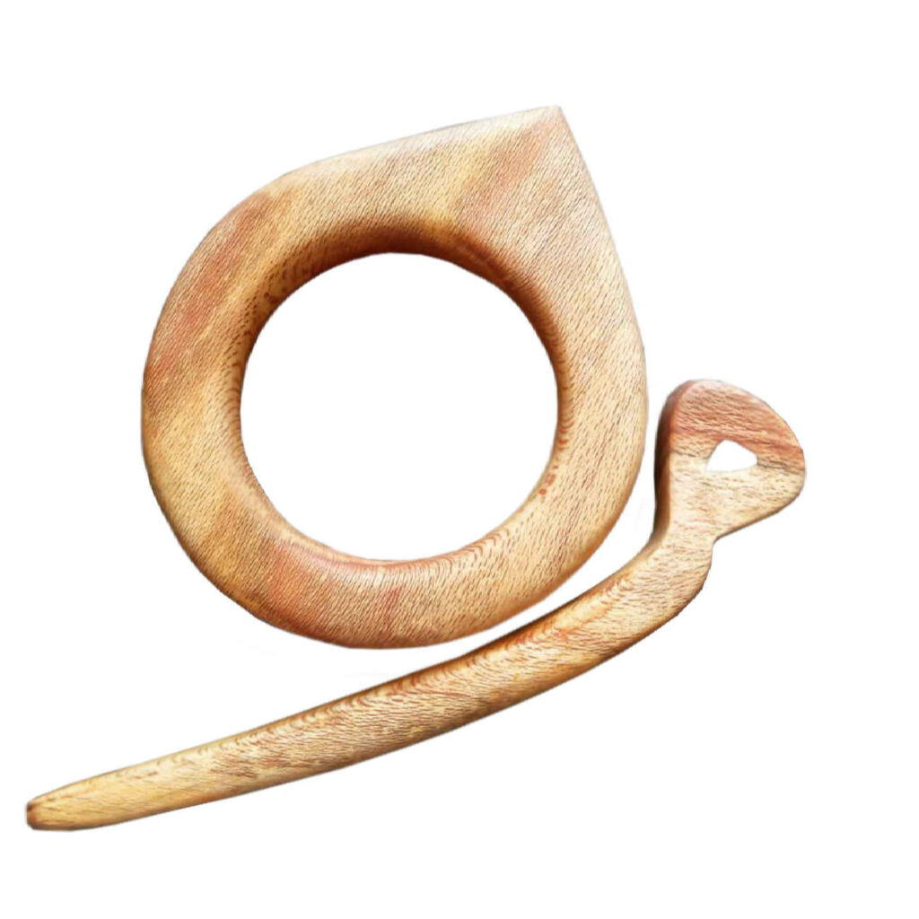 Bâtonnet de cheveux en bois Persan – Fait main Parfait pour Coiffure Quotidienne