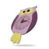 Horloge Murale en Bois Idéale pour Chambre d'Enfant avec Design de Hibou