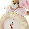 Horloge Murale en Bois Parfaite pour Chambre d'Enfant avec Design de Bear