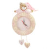 Horloge Murale en Bois Parfaite pour Chambre d'Enfant avec Design de Bear