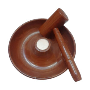 Coffret de casse-noix en bois rustique – Bol compact et maillet pour un craquage facile des noix et plus encore