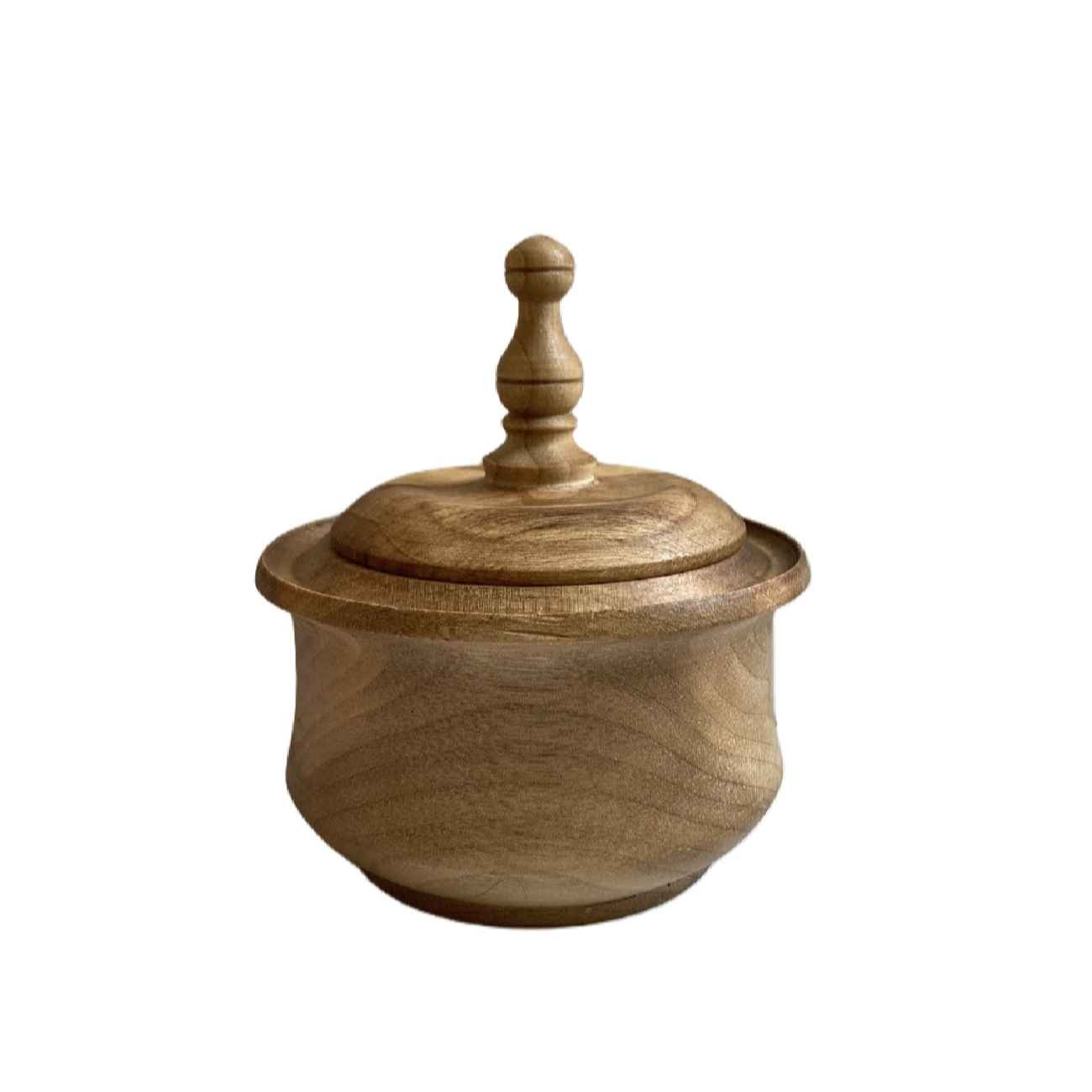 Bol à sucre en bois fabriqué pour des souvenirs sucrés - L’harmonie douce du design
