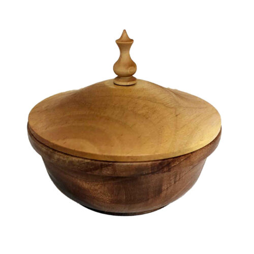 Bol à sucre en bois - Design intemporel pour des moments sucrés