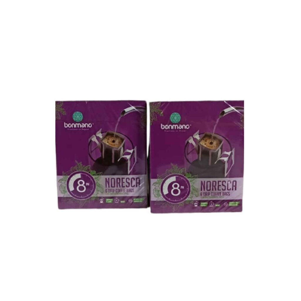 Café Drip 100% Arabica pour infusion à la maison | Bonmano Noresca (2 Pack de 6)