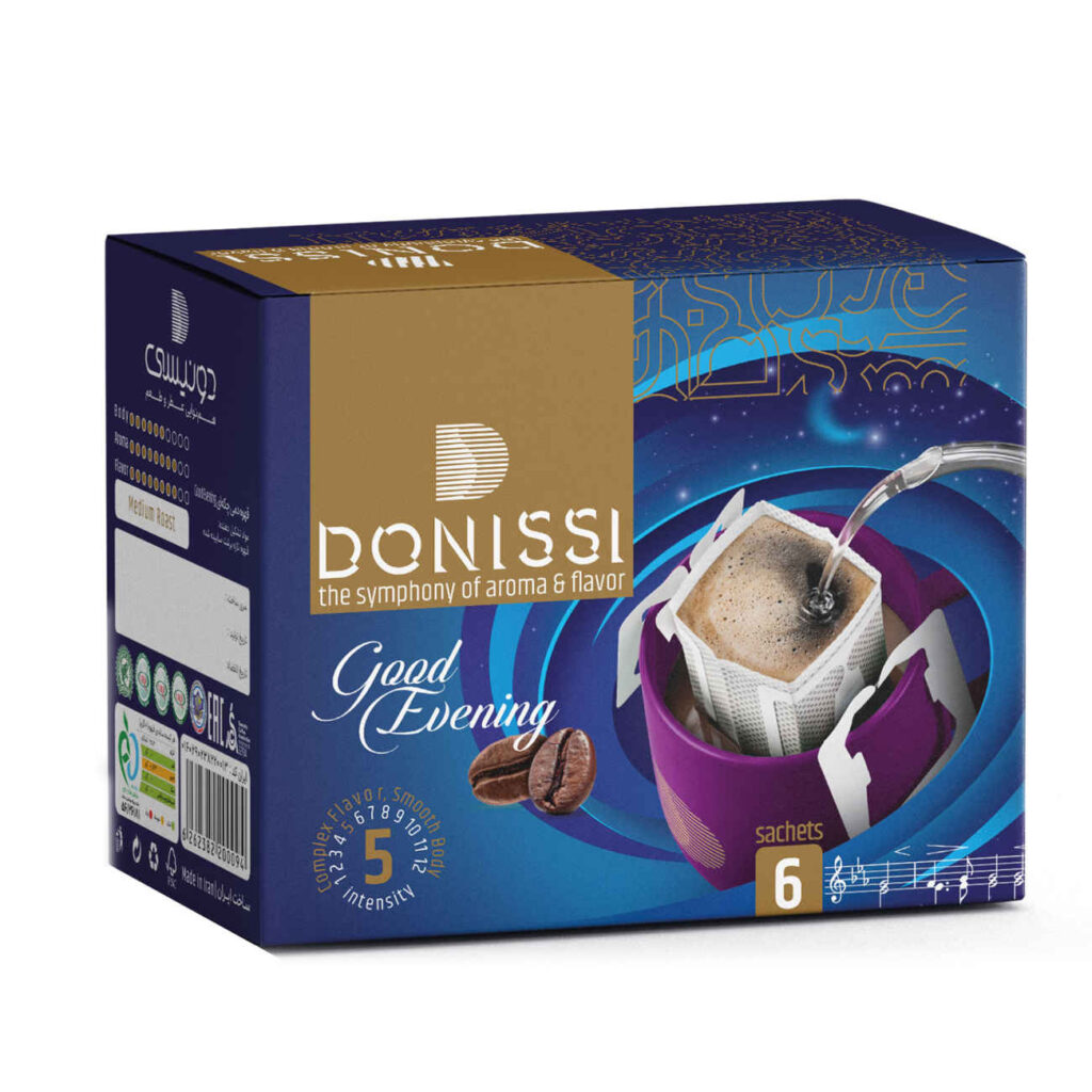 Café Drip 100% Arabica avec un arôme doux | Donisi (Pack de 6)