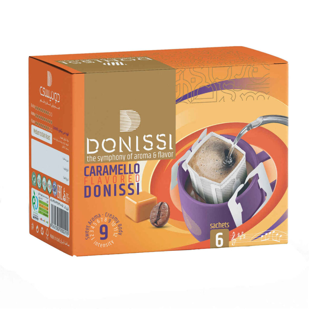 Café Drip 100% Arabica avec un arôme doux et un corps crémeux | Donisi, Pack de 6