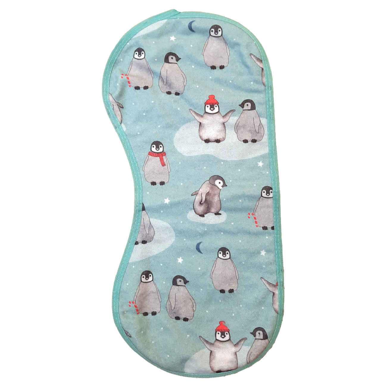 Bavoir Bébé – Adapté aux Repas – Motif Pingouin – Lot de 3