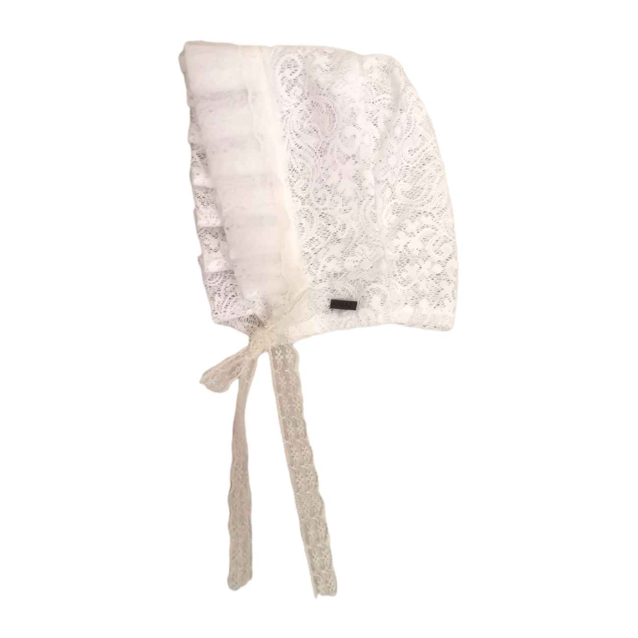 Bonnet Bébé avec Oreillettes - Modèle Princesse - Doux, Stylé et Parfait pour Sortir - Couleur Lait