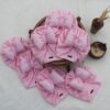 Turban pour bébé - Mignon et élégant, style nœud papillon rose, chaud et confortable