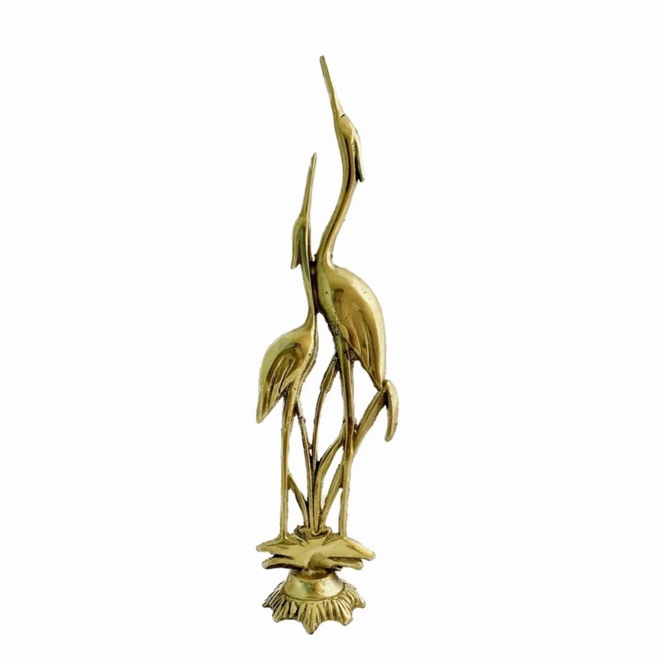 Figurine décorative d'oiseau pour décor moderne en matériau en laiton