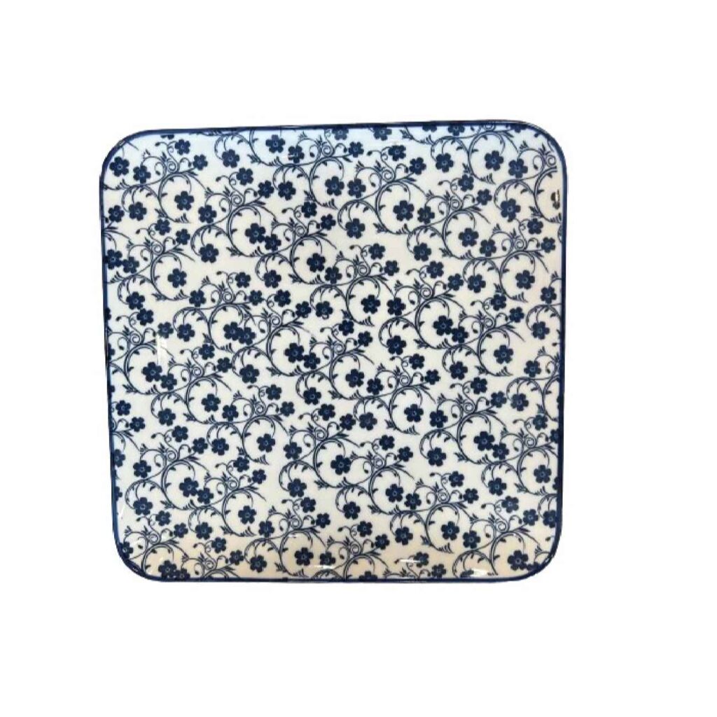 Assiette en céramique - Compatible lave-vaisselle, durable avec un design étonnant | Carrée