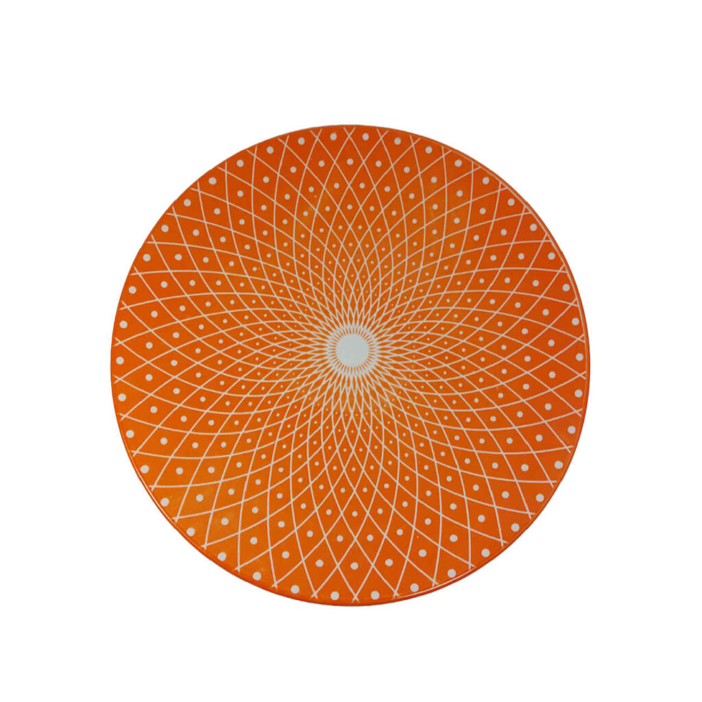 Assiette en céramique — Passe au micro-ondes et au lave-vaisselle