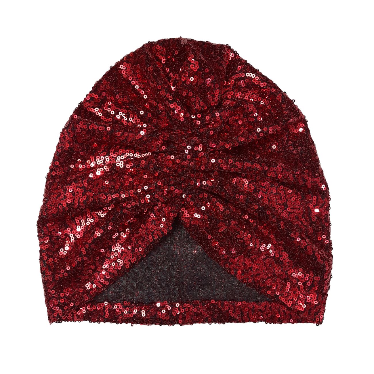 Turban pour Femme en Tissu Extensible Pailleté Chic et Stylé, Parfait pour Cérémonies et Fêtes