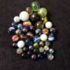 Billes en verre classiques – Jouet iranien nostalgique, lot de 40 pièces, couleurs et tailles variées