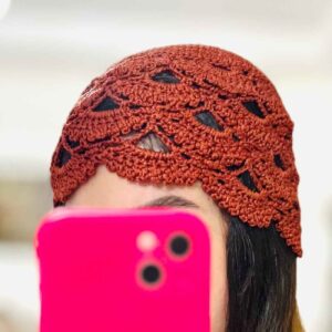 Chapeau Crocheté – Tissé à la Main, Chaleureux et Confortable, Adapté pour Tout Style de Saison