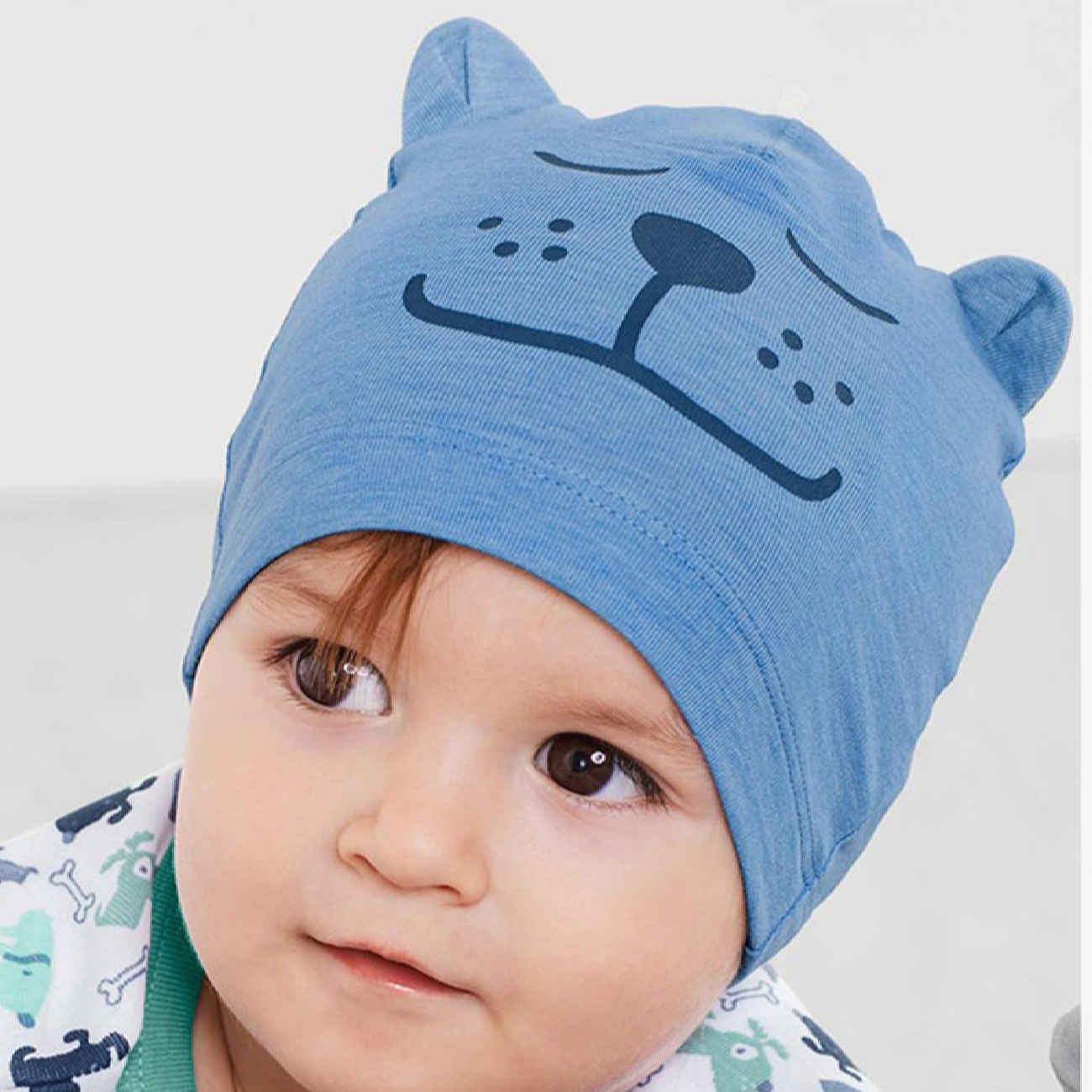 Chapeau bébé – Adapté pour l’automne et le printemps (0 à 6 mois) | Pack de 2