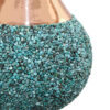 Bouteille décorative en cuivre - Artisanat persan avec design distinctif en incrustation de turquoise